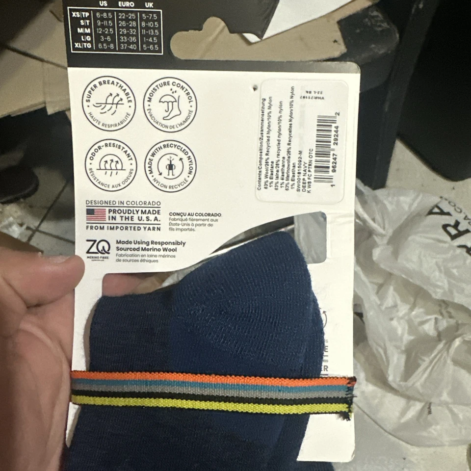 Smartwool Kids Wintersport Full Cushion Merino Wool Blend Socks M NWT - Image 3 of 3