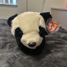 1998 Ty Beanie Buddy PEKING the Panda Bear 15" Plush Vintage Beanie Baby New
