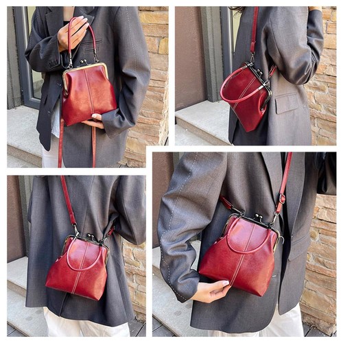 Vintage Damen Umhängetasche Elegant Schultertasche Retro Crossbody Bag~ - Bild 7 von 25