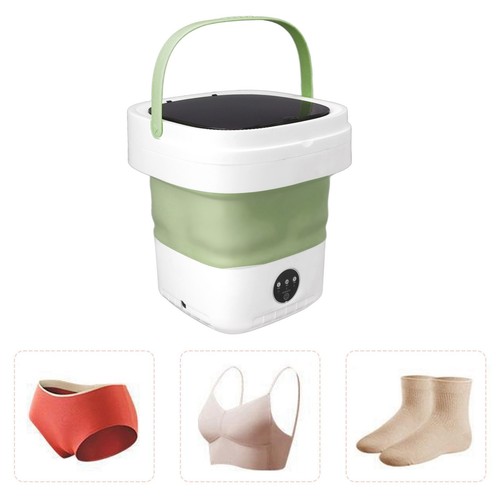 7.5L Folding Washing Machine Fully Automatic 100-240V Green US Plug - Picture 10 of 24