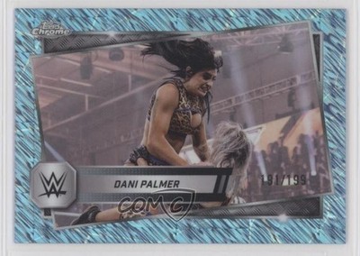 2025 Topps Chrome WWE Aqua Shimmer Refractor 191/199 Dani Palmer #138 0jr6