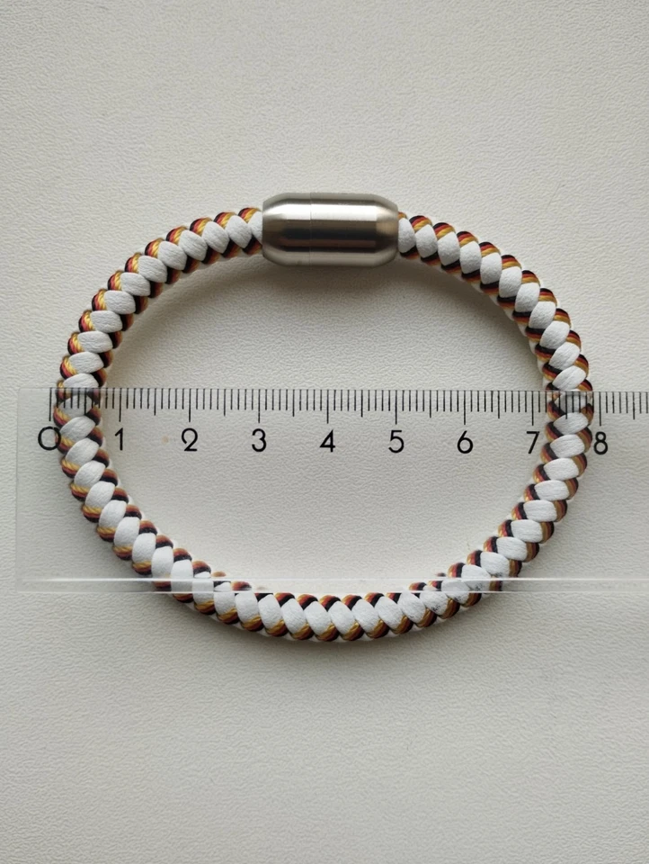 Manguun Armband " Deutschland " , Textil , 22 cm. - Bild 4 von 4