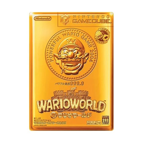 Nintendo Gamecube Wario World Mystery solving action Game Official Exclusive