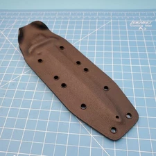 Knife Sheath Kydex Black Pancake Friction Fit Dagger Fixed Blade Case 8.25"x 5.5