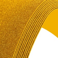 10 Pack Glitter Foam Sheets Craft 8 x 12 inch Dark Gold Dark Gold