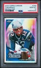 2010 TOPPS CHROME REFRACTOR #C80 TOM BRADY PSA 10