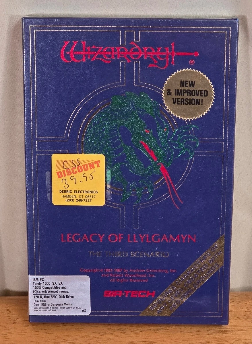 Crystal Quest With CritterEditor Pour Macintosh – Édition Greene – 1987 – Neuf Sous Blister – Ultra Rare