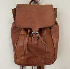 Spikes Sparrow Women s Genuine Leather Backpack Purse Brown Tan Vintage Boho