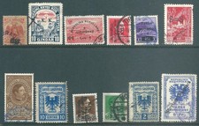 ALBANIA early used stamp collection including 'Back of Book'