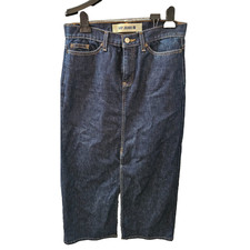 Gap Jeans Women s Dark Wash Blue Denim Maxi Skirt Size 10 Waist 30 Y2K