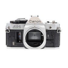 Canon AE-1 Program 35mm Film SLR Camera Body, Chrome Parts/Repair 