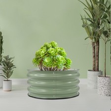 Raised Planter Box for Planting Round Planter, Raised Garden Bed