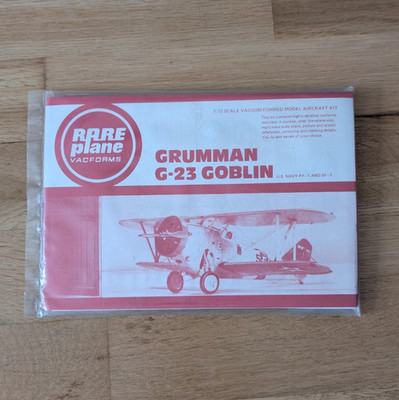Seltenes Flugzeug Vacforms Maßstab 1:72 GRUMMAN G-23 GOBLIN Vac-Form Flugzeug Bausatz