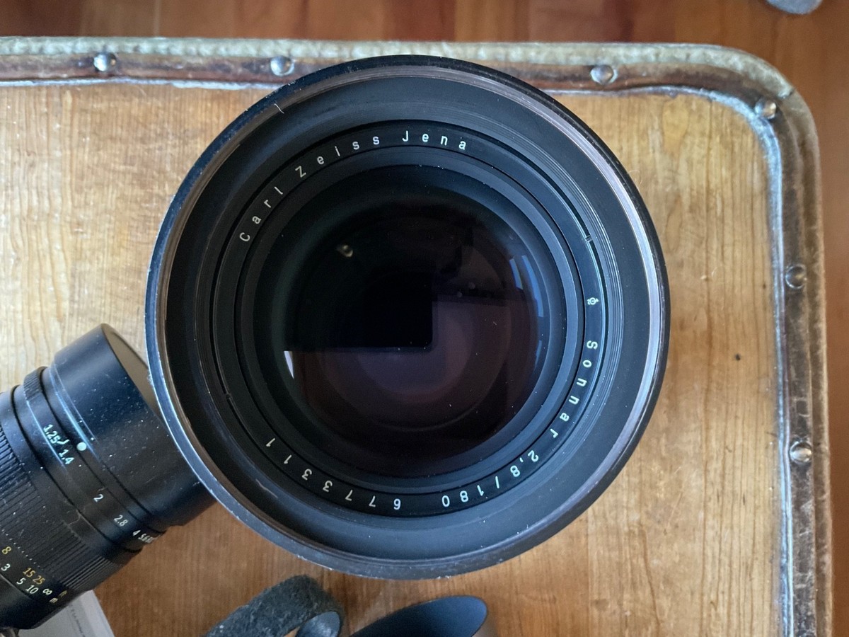 Carl Zeiss Jena Sonnar 180mm f2.8 Pentacon Six P6 Mount Lens