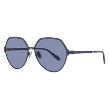 Ferragamo Blue Geometric Ladies Sunglasses SF325S 414 62 SF325S 414 62