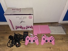 Sony PlayStation 2 PS2 Slim Pink Starter Pack Boxed –2 Pink Controllers + Manual
