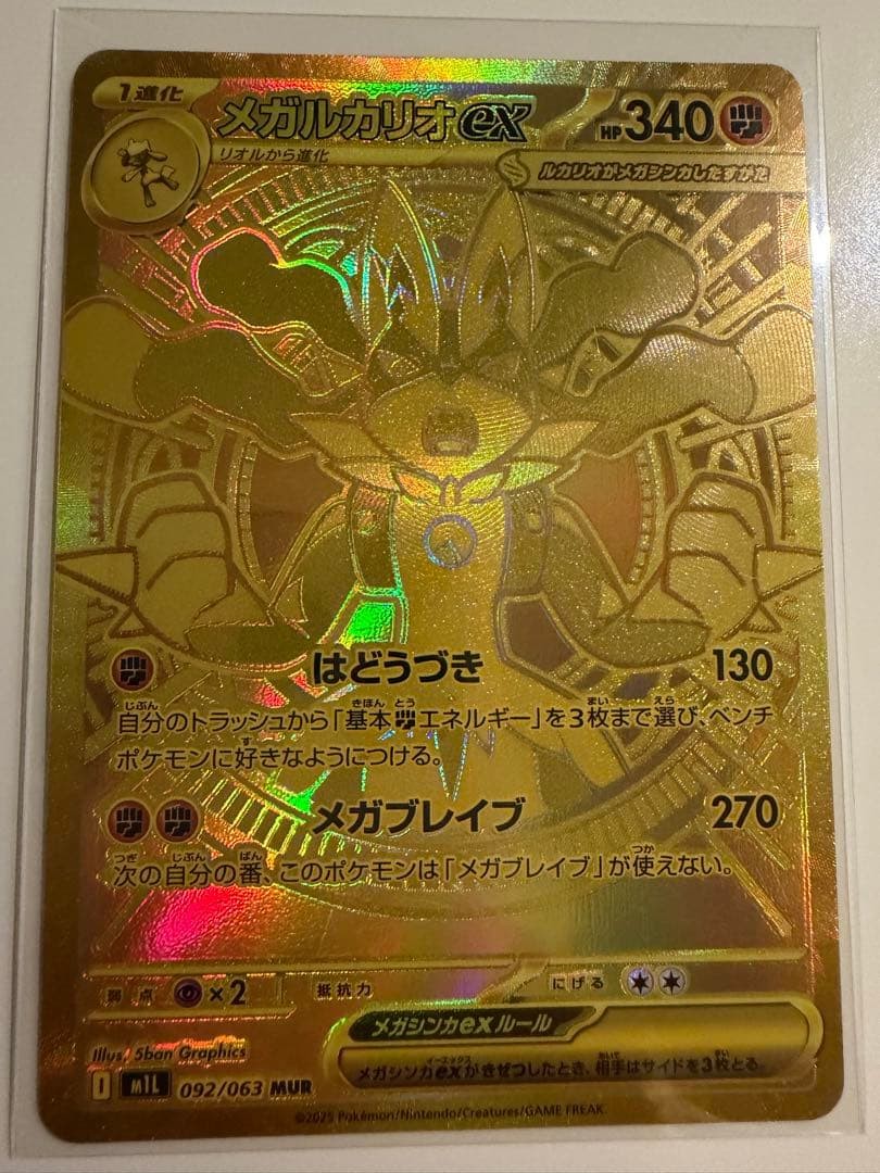 Mega Lucario ex Pokemon Card Game Expansion Pack