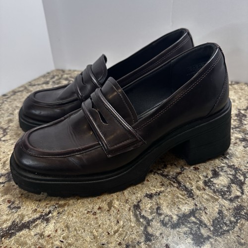 Jenn Ardor Damenschuhe klobige Halbschuhe Slipper Sohle bequem Freizeit mit Absatz 10M - Bild 6 von 10