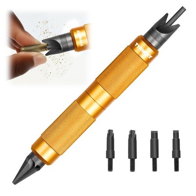 Case Prep Multitool, Case Chamfer Deburring Tools for Reloading, Primer Pocke...