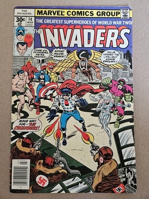 The Invaders #14 (Marvel Comics March 1977)*Vg*Please Look At Pics For Condition