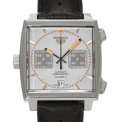 TAG HEUER Monaco Chronograph Caliber 11 CAW211C.FC6241 Silver/gray WATCH 725400