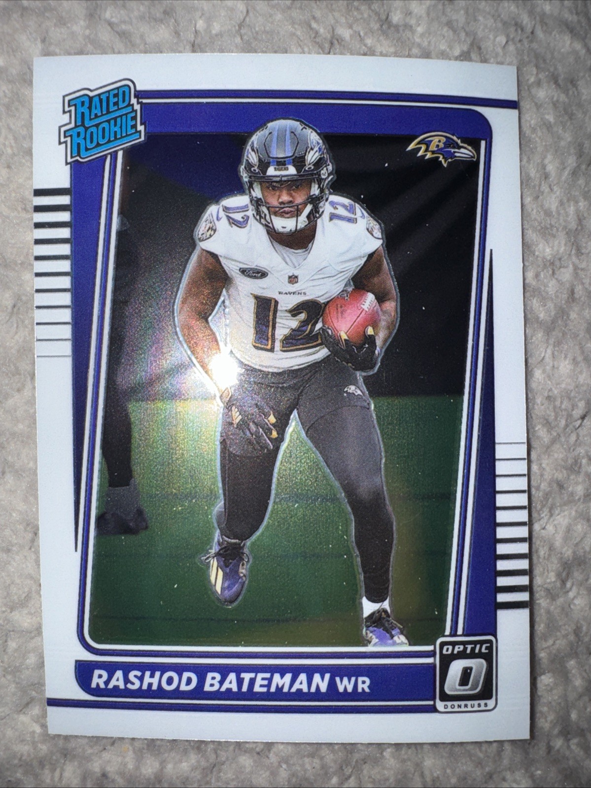 2021 Panini Donruss Optic - Rated Rookie Rashod Bateman #210 (RC)