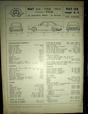 Revue technique Fiat 124