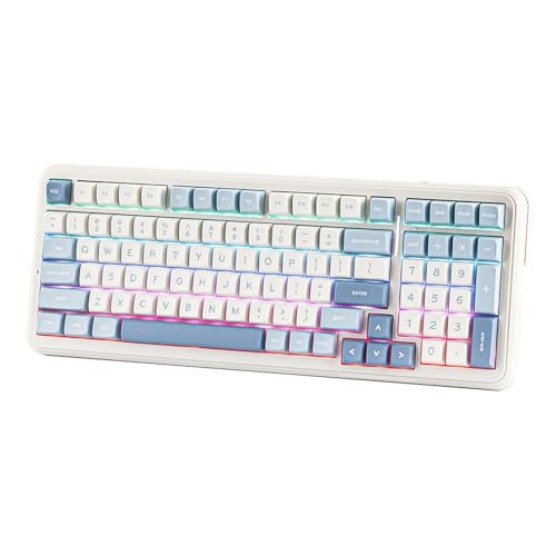 MCHOSE K99 96% Wireless Gaming Keyboard, Gasket Mechanical Keyboard, BT5.0/USB - Picture 2 of 7