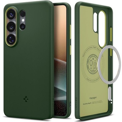 Handyhülle für Galaxy S26 Ultra Spigen Case Cover Schutzhülle Etui Hülle Grün