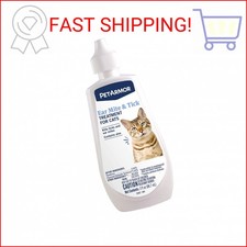 PetArmor Ear Mite and Tick Treatment for Cats, 3 Fl Oz Pack of 1