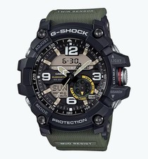 CASIO G-SHOCK GG-1000-1A3DR MASTER OF G-LAND MUDMASTER WATCH - OLIVE GREEN BAND