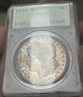Toned MS65 Rattler 1904-O Silver Morgan Dollar PCGS MS65 Ratter GEM