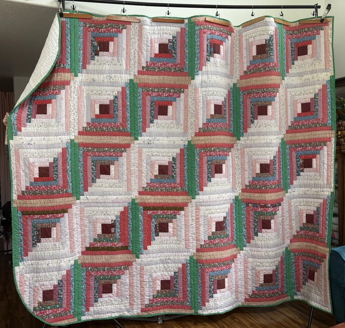 Log Cabin Quilts for sale | eBay