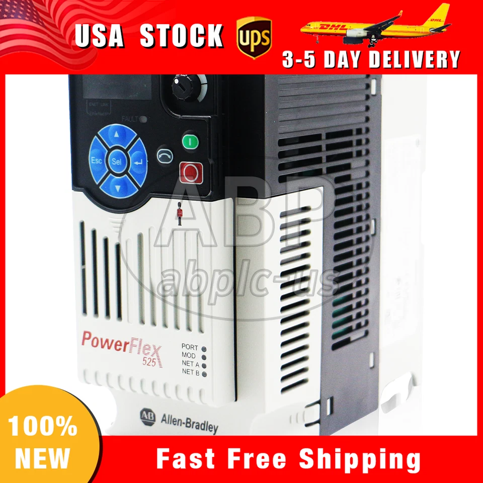 New Allen-Bradley 25B-D4P0N104 PowerFlex 525 1.5kW (2Hp) AC Drive - Image 2 of 4