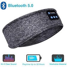 Wireless Bluetooth Earphone Sleeping Band Music Headphones Soft Elastic Comforta