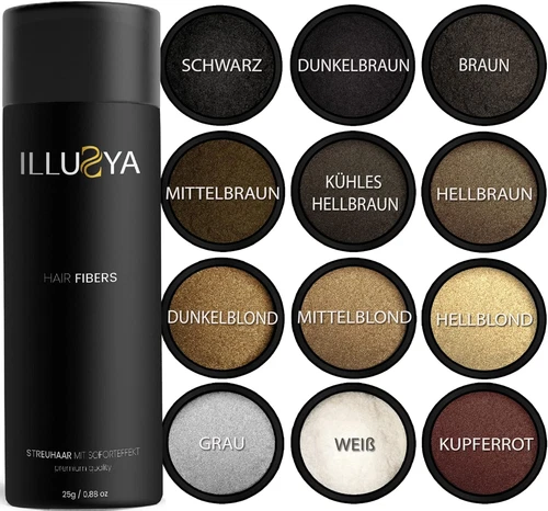 - Fibre per Capelli, Hair Fibers, Polvere per Capelli Fatto Di Cotone, Soluzione