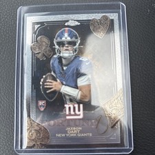 2025 Topps Chrome Football Jaxson Dart Fortune 15 Refractor Rookie RC Card