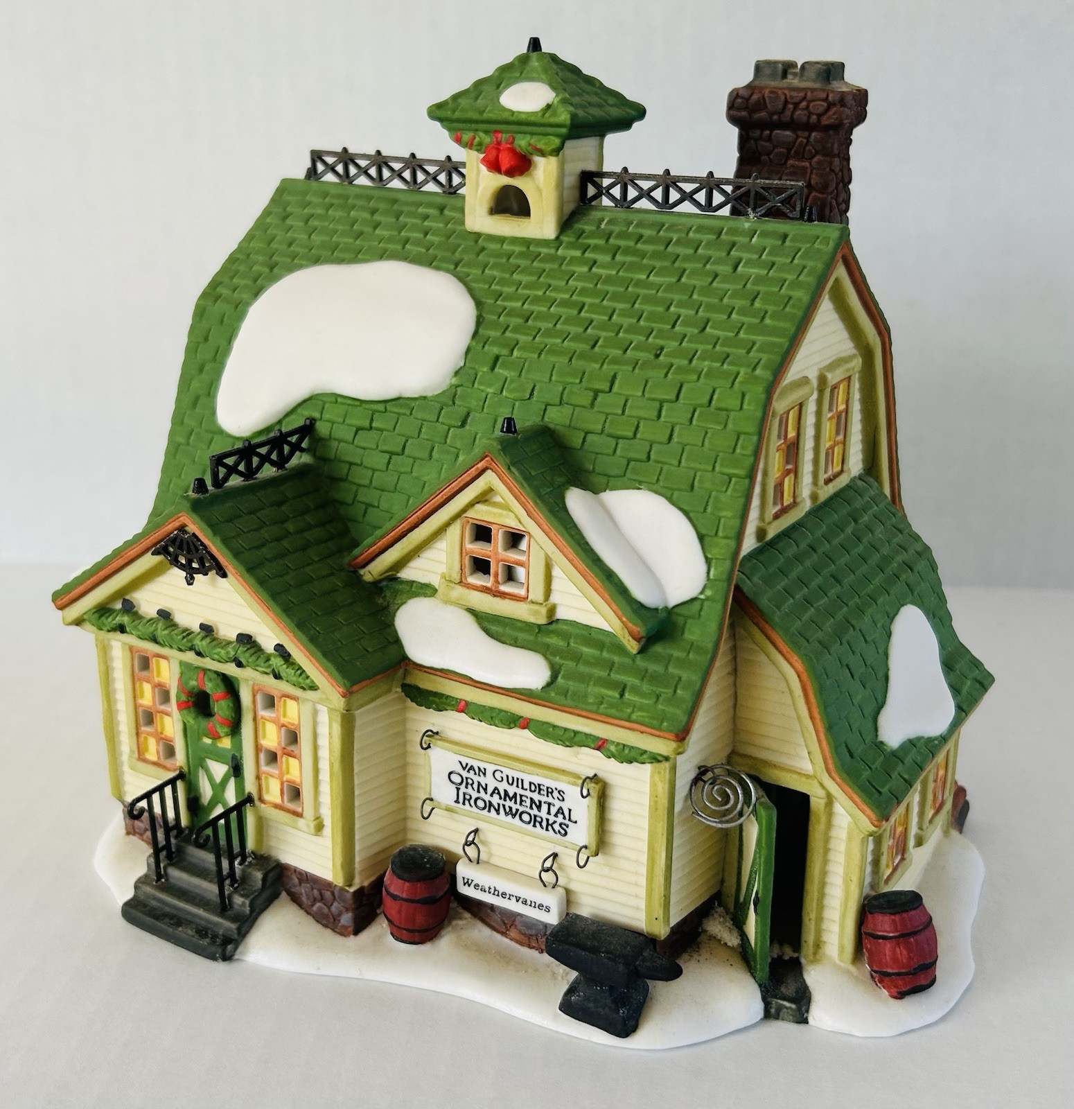 Dept 56 New England Christmas Village Van Guilder's Ornamental Ironworks #56577 thumbnail 7