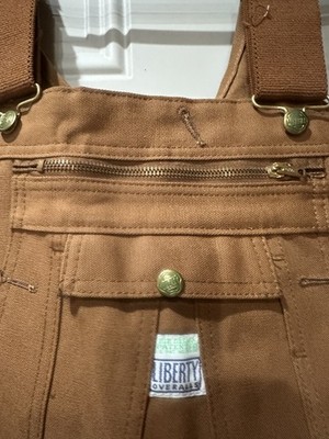 Vintage Liberty Hee Haw Overalls. NWT. Rare Brown Color. George