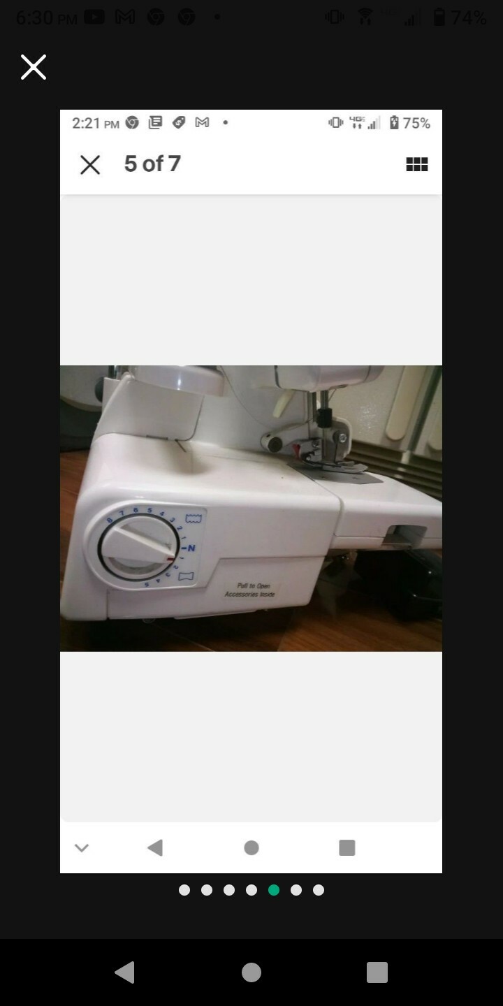 Serger Sewing Professional Machine EUROPRO 440DX vintage 1999