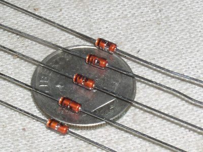 5 ZENER REGULATOR DIODE 1N5231B VOLT 5.1V V DO35 500MW .5W 1/2 WATT 1N5231 USA
