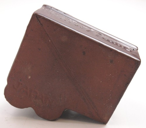 Hickory Farms Ceramic Barn Toothpick Holder Drip Glaze - Picture 6 of 6