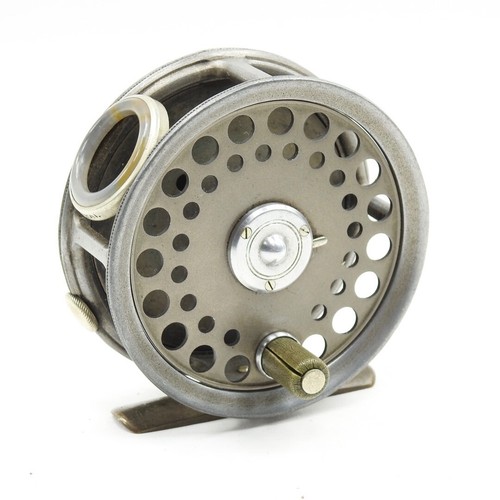 Hardy St. George 3" Fly Reel. Made For Dame Stoddard & Co. 3-Screw Latch.