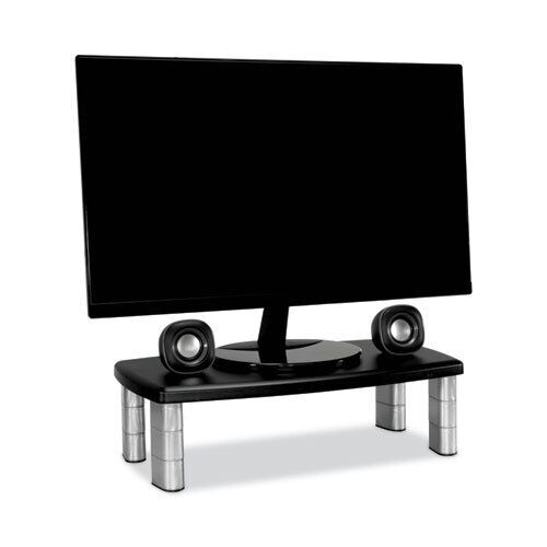 3m Extra-Wide Adjustable Monitor Stand Black Each (MMMMS90B)