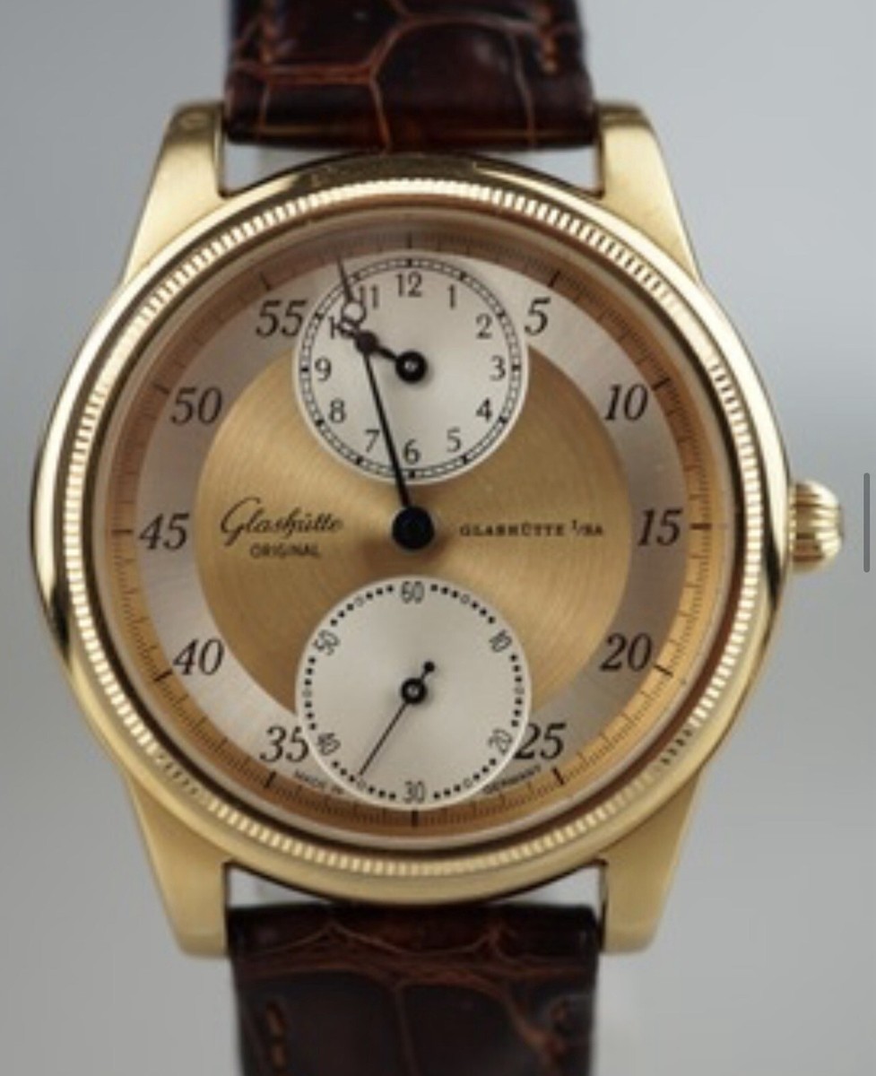 Glashutte Original, 1845 Klassik Regulator, 18K Solid Gold Men's