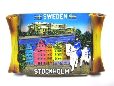 Stockholm Magnet Schweden Souvenir Poly Drottningholm Palace Gamla Stan