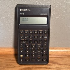 HP Hewlett Packard 10B Business Financial Calculator No Sleeve Vintage 1987