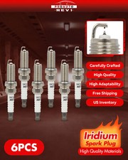 Set of 6 Double Iridium Spark Plugs For 2017-2020 INFINITI Q60 Q50 3.0L V6