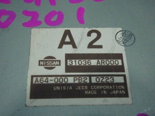 2001 NISSAN CIMA GF50 Transmission Computer 31036-AR000 JDM 280201 - Picture 4 of 4