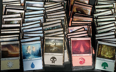 Magic the Gathering Land Card Lot (200 Basic Lands)